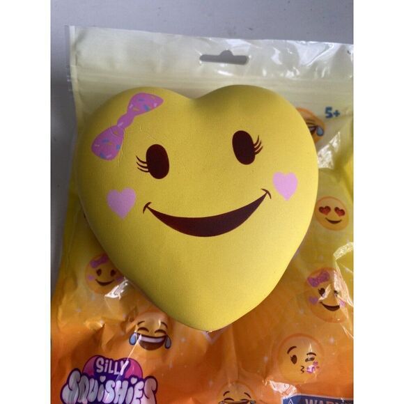 Silly Squishies Emoji Donut Squishy Foam Collectible Toy Sensory Slow Rising NEW - Picture 2 of 13